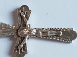 Крестик нательный серебро 925 проба., фото №3