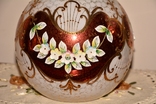 Антикварная  ваза Богемия , Чехословакия, фото №6