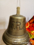 Старинный корабельный колокол корабельная рында F.R.3, фото №6