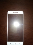 Xiaomi Redmi 4x стекло защитное белое, фото №5