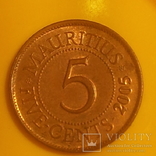 Маврикій 5 центів, 2005, фото №2