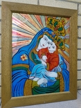 Икона на стекле авт.О.ковальчук Почаевская Богородица, фото №5