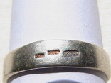 Кольцо. Серебро 925 пробы, клеймо ''звезда''. Вес изделия 2,47 грамм.​, фото №3