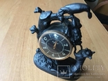 Часы "Ворона и Лиса" СССР., фото №2