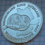 Соединение денежных систем Германии, серебро 999 пробы., фото №6