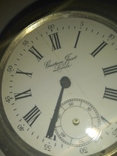 Часы карманные серебряные Gustave Jacot Locle, фото №5