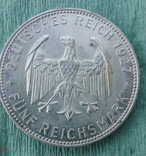 Германия, Веймарская респ. , Тюбинген, 5 марок 1927 г. RR, фото №3