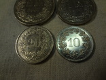 10, 20 рап, 1, 2 франка, фото №4