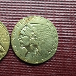 2 доллара 50 центов 1912 г. Индеец США (копия), фото №2