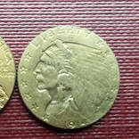2 доллара 50 центов 1914 г. Индеец США (копия), фото №2