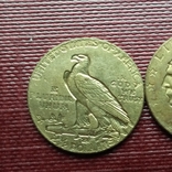 2 доллара 50 центов 1927 г. Индеец США (копия), фото №3