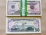 Сувенирные деньги 50 долларов, фото №3