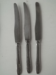 Ножи столовые 5 штук  1961  и 1962 гг, фото №7