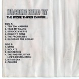 Machine Head (The More Things Change) 1997. (AU). Кассета. Euro Star, фото №5