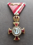 Золотой крест заслуг с короной с мечами, фото №3