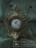  Каминные часы Виктория, ХIХ век. бронза, Франция, фото №6