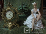  Каминные часы Виктория, ХIХ век. бронза, Франция, фото №11