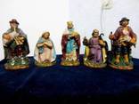 Композиция из 5 статуэток Рождество DEPOSE Италия, фото №2