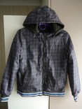 Курточка двухсторння хаки на тонком синтепоне, фото №3