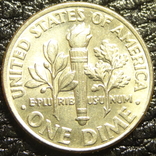 10 центів США 2002 D, фото №3