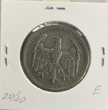 Германия 3 марки 1924 Е Веймар з2л15, фото №3