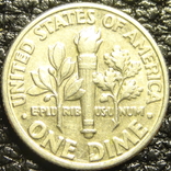 10 центів США 1992 P, фото №3