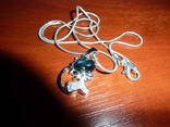 Ожерелье с натуральным сапфиром, фото №3