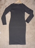 Стильное платье-футляр графитового цвета, фото №6