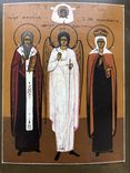 Икона "Священномученик Антипа,Ангел Хранитель,Священномученица Параскева", фото №6