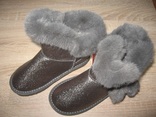 Детские зимние ботинки (уги) Apawwa для девочек (32-37), фото №2