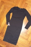 Stylowa czarna sukienka bodycon, numer zdjęcia 4