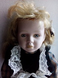 Форфоровая кукла 45см, фото №3