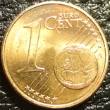 1 євроцент Іспанія 2016 UNC, фото №3