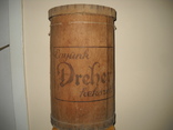 Бочка -контейнер от кексов "Dreher ". Венгрия., фото №2
