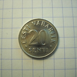 Эстония, 20 центов 2006 г., фото №3