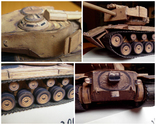 T26E4 Super Pershing. World Of Tanks. Бумажная модель., фото №4