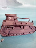 T1 Cunningham. World Of Tanks. Бумажная модель., фото №2