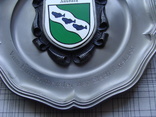 Коллекционная оловянная тарелка "Ansbach" Клеймо., фото №3