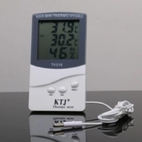 Гигрометр термометр цифровой с выносным датчиком. TA318. Метеостанция., numer zdjęcia 3
