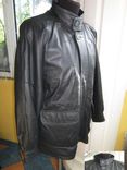 Утеплённая кожаная мужская куртка ECHT LEDER. Лот 257, фото №8