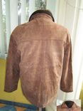 Утеплённая кожаная мужская куртка HEINE. Германия. Лот 259, фото №4
