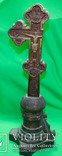 Деревянный резной крест, высота 55 см, 1926 год, фото №2