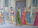 Картина средневековый мотив, фото №4