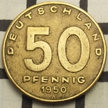 Німеччина - НДР 50 пфенігів, 1950, фото №2