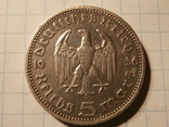 5 марок 1936 год     3 рейх    Берлин, фото №2