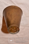 Старинная стопка , латунь или медь, фото №3