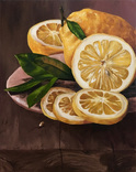 Натюрморт с лимонами, 40*50 см, фото №2