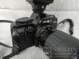 Фотоапарат minolta X-370n + объектив vivitar 70-210 mm + вспишка auto 220x, фото №6