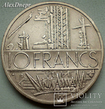 Франция, 10 франков 1980, фото №2