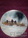 Декоративная коллекционная  фарфоровая тарелка, фото №2